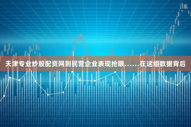 天津专业炒股配资网到民营企业表现抢眼……在这组数据背后